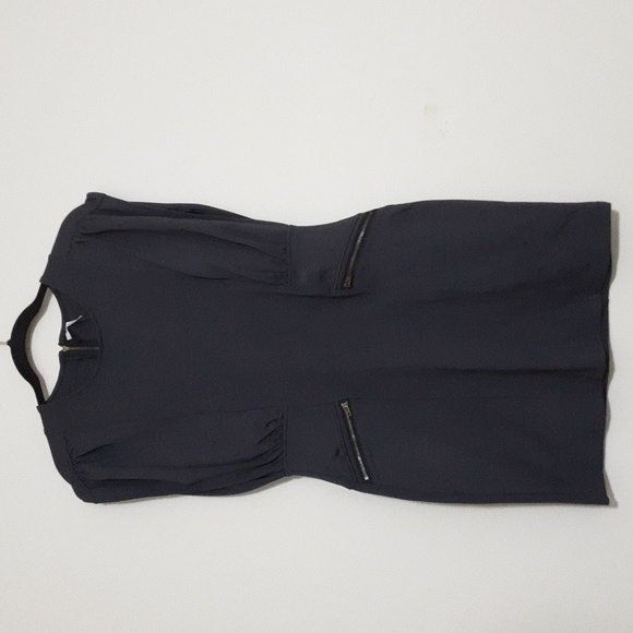 Cotton+ Candy Elegant Gray Shift  Dress Mini Stretch Gunge Festival Rodeo L Y2k - Picture 8 of 8